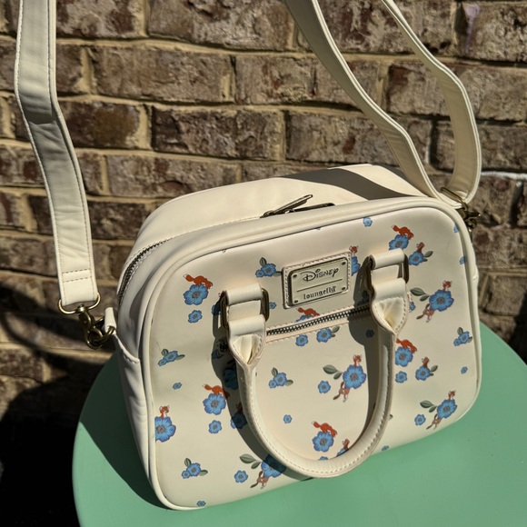 Loungefly Disney Fox and Hound Floral Crossbody Bag - Picture 6 of 6